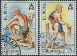 Obrázek k výrobku 34162 - 1980, Gibraltar, 0405/0407, EUROPA: Významné osobnosti ⊙