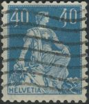 Obrázek k výrobku 34187 - 1921, Švýcarsko, 0169x, Výplatní známka: Tellovo poprsí ⊙