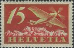 Obrázek k výrobku 34418 - 1923/1937, Švýcarsko, 0179/0184, Letecké známka: Letecké poštovní známky ∗∗
