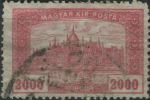 Obrázek k výrobku 34549 - 1917, Maďarsko, 0207, Výplatní známky: Budova parlamentu (nápis MAGYAR KIR. POSTA) ⊙