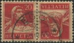 Obrázek k výrobku 34643 - 1925, Švýcarsko, 0206, Výplatní známka: Tellovo poprsí ⊙