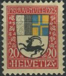 Obrázek k výrobku 34900 - 1925, Švýcarsko, 0215, Pro Juventute: Znaky - Appenzell-Ausserhoden ∗∗