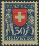 Obrázek k výrobku 34901 - 1925, Švýcarsko, 0216, Pro Juventute: Znaky - Graubünden ∗∗