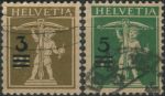 Obrázek k výrobku 34919 - 1924/1933, Švýcarsko, 0198/0208, Výplatní známky ⊙
