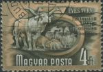 Obrázek k výrobku 35301 - 1950, Maďarsko, 1077, Výplatní známka: Pětiletý plán ⊙