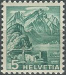 Obrázek k výrobku 35694 - 1936, Švýcarsko, 0297, Výplatní známka: Regiony - Lauterbrunnental ∗∗