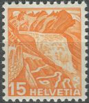 Obrázek k výrobku 35710 - 1936, Švýcarsko, 0298, Výplatní známka: Regiony - Pilatus ∗∗
