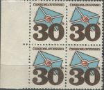 Obrázek k výrobku 35819 - 1974, ČSR II, 2111lt, Výplatní známka: Poštovní emblémy - Dopis ∗∗ ⊞ o H