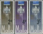 Obrázek k výrobku 35926 - 1964, Malta, 0289/0291, Evropský kongres katolických lékařů ∗∗