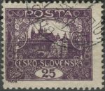Obrázek k výrobku 36242 - 1919/1920, ČSR I, 011BVV, Výplatní známka: Hradčany ⊙