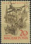 Obrázek k výrobku 37183 - 1958, Maďarsko, 1547A, Mistrovství Evropy a světa v různých sportovních odvětví v Budapešti - Skoky do vody ⊙