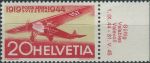 Obrázek k výrobku 37341 - 1944, Švýcarsko, 0435, Letecká známka: 25 let Švýcarské letecké pošty (I): Heefeli DH 3 ∗∗ L D