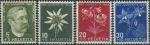 Obrázek k výrobku 37350 - 1943, Švýcarsko, 0424/0427, \"Pro Juventute\": 100. výročí úmrtí Emanuela Fellenbergera; Květiny ∗