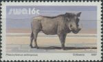 Obrázek k výrobku 37497 - 1980, Jihozápadní Afrika, 0488x, Výplatní známka: Divoce žijící savci - Diceros bicornis ∗∗
