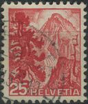 Obrázek k výrobku 37925 - 1939, Švýcarsko, 0363a, Výplatní známka: Regiony ⊙