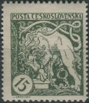 Obrázek k výrobku 38029 - 1919, ČSR I, 0027BVV, Výplatní známky: Legionářské - 1. výročí vzniku ČSR ∗∗