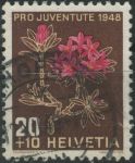Obrázek k výrobku 38233 - 1948, Švýcarsko, 0515, \"Pro Juventute\": Alpské květiny - Digitalis grandflora ⊙