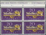 Obrázek k výrobku 38246 - 1949, Švýcarsko, 0520, 100 let Spolkové pošty: Poštovní dostavník ∗∗ ⊞