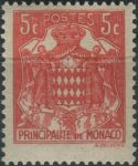 Obrázek k výrobku 38266 - 1938, Monako, 0145, Výplatní známka: Státní znak ∗∗