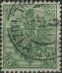 Obrázek k výrobku 38363 - 1895/1899, Bosna a Hercegovina, 008IIB, Výplatní známka: Dvojhlavý orel ⊙