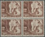 Obrázek k výrobku 38585 - 1949, Švýcarsko, 0532, Výplatní známka: Krajinky a technické motivy - Sněžné dělo pošty ∗∗ ⊞