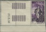 Obrázek k výrobku 38611 - 1956, Monako, 0527, Mezinárodní výstava poštovních známek FIPEX v New Yorku - George Washington ∗∗ o D
