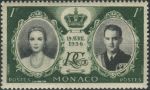 Obrázek k výrobku 38621 - 1956, Monako, 0530, Mezinárodní výstava poštovních známek FIPEX v New Yorku: Dwight D. Eisenhower ∗∗