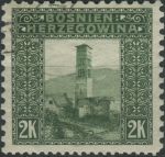 Obrázek k výrobku 39190 - 1906, Bosna a Hercegovina, 043G, Výplatní známka: Věž Svatého Lukáše, Jajce ⊙