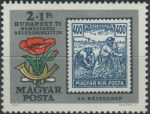 Obrázek k výrobku 39251 - 1971, Maďarsko, 2685A, Výstava poštovních známek BUDAPEST 71 (IV): 100 let maďarských poštovních známek - Známka MiNr. 262 ∗∗