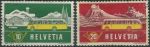 Obrázek k výrobku 39391 - 1953, Švýcarsko, 0586/0587, Alpská pošta ⊙