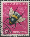Obrázek k výrobku 39412 - 1954, Švýcarsko, 0603, \"Pro Juventute\": Hmyz - Arctia caja ⊙