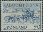 Obrázek k výrobku 39497 - 1971, Grónsko, 0079, Výplatní známka: Poštovní přeprava v Grónsku ∗∗