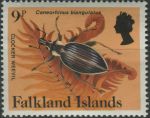 Obrázek k výrobku 39570 - 1984, Falklandské ostrovy, 0396, Výplatní známka: Pavouci a hmyz - Caphornia ochricraspia ∗∗