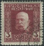 Obrázek k výrobku 39614 - 1912, Bosna a Hercegovina, 065, Výplatní známka: Císař František Josef I. ⊙