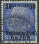 Obrázek k výrobku 39892 - 1939, Německá východní pošta, 006, Výplatní známka: Hindenburg v medailónu ⊙
