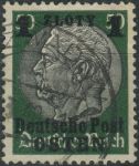 Obrázek k výrobku 39894 - 1939, Německá východní pošta, 010, Výplatní známka: Hindenburg v medailónu ⊙