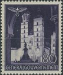 Obrázek k výrobku 39905 - 1940, Generální Gouvernement, 049, Výplatní známka: Stavby - Dominikánský kostel, Krakov ∗∗