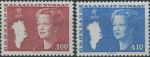 Obrázek k výrobku 39992 - 1982, Grónsko, 0134/0135, Výplatní známky: Královna Markéta II. ∗∗