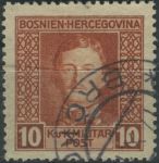 Obrázek k výrobku 40119 - 1917, Bosna a Hercegovina, 125A, Výplatní známka: Císař Karel I. ⊙