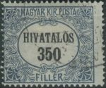 Obrázek k výrobku 40232 - 1921, Maďarsko, SL05, Služební známka: Secesní rám ⊙