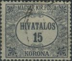 Obrázek k výrobku 40240 - 1922, Maďarsko, SL10, Služební známka: Secesní rám ⊙