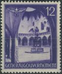 Obrázek k výrobku 40436 - 1940, Generální Gouvernement, 050, Výplatní známka: Stavby - Mariánský kostel, Krakov ∗∗