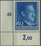 Obrázek k výrobku 40444 - 1941, Generální Gouvernement, 079p, Výplatní známka: Adolf Hitler ∗∗ L D