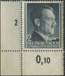 Obrázek k výrobku 40446 - 1941, Generální Gouvernement, 081p, Výplatní známka: Adolf Hitler ∗∗ L D
