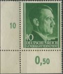 Obrázek k výrobku 40448 - 1941, Generální Gouvernement, 072p, Výplatní známka: Adolf Hitler ∗ L D