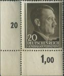 Obrázek k výrobku 40450 - 1941, Generální Gouvernement, 075p, Výplatní známka: Adolf Hitler ∗ L D