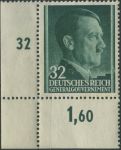 Obrázek k výrobku 40451 - 1941, Generální Gouvernement, 077p, Výplatní známka: Adolf Hitler ∗ L D