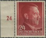 Obrázek k výrobku 40454 - 1941, Generální Gouvernement, 077, Výplatní známka: Adolf Hitler ∗ o H