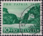 Obrázek k výrobku 40488 - 1954, Švýcarsko, 0601, \"Pro Patria\": Jezera a vodní toky - Jezero Silser ⊙