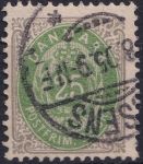 Obrázek k výrobku 40685 - 1903, Dánsko, 0023IZBb, Výplatní známka: Číslice v rámu ⊙
